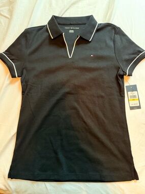 Tommy Hilfiger Black Polo shirt for women Size M